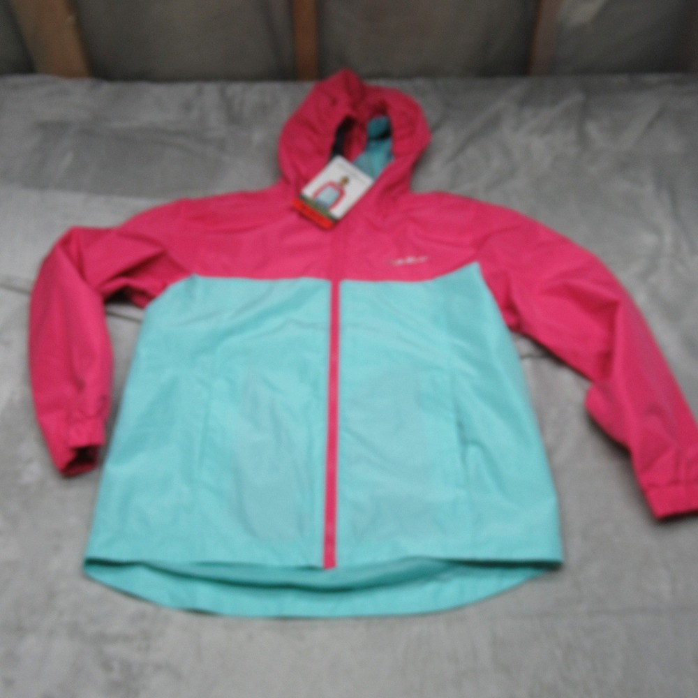 Eddie Bauer Jacket Kids Medium 10/12‎ Pink Waterproof Removable Liner 3in1 NEW
